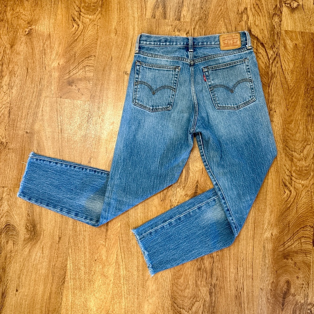 Vintage White Oak Cone Denim Cropped Levi’s. 28